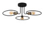 Opviq Circle - 1341 Lámpara de araña en negro
